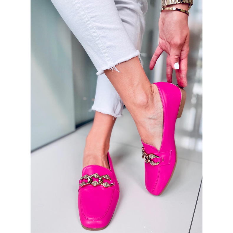 Mocasini de dama Mallow Fuschia roz 2