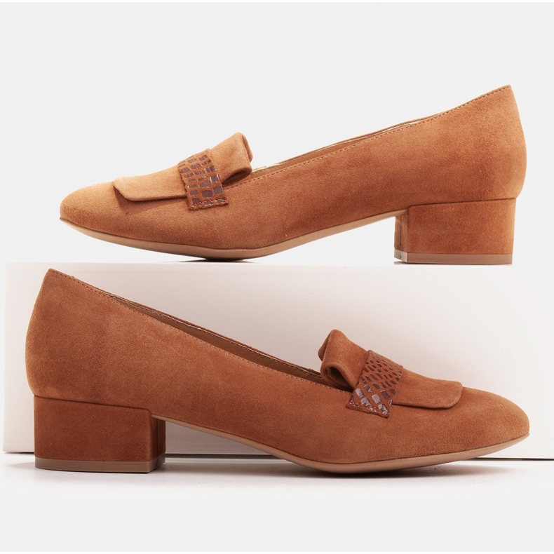 Radoskór Pompele clasice de culoare maro pentru femei pentru un picior mai lat 1 Radoskór Pompele clasice de culoare maro pentru femei pentru un picior mai lat 1