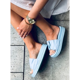 Papuci de damă Atissa Blue albastru 4