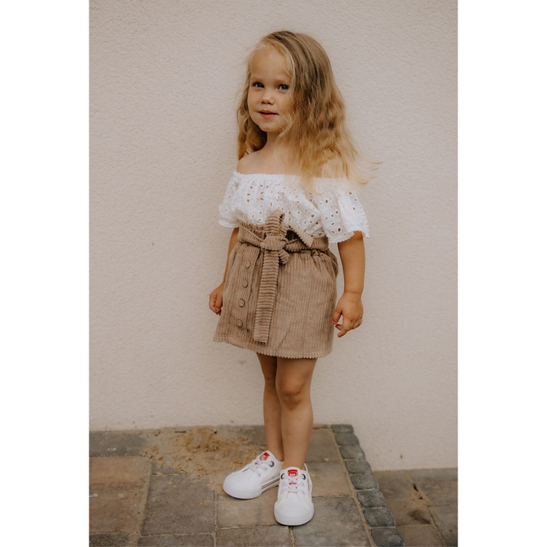 Slip-On Big Star JJ374165 Pantofi albi 2