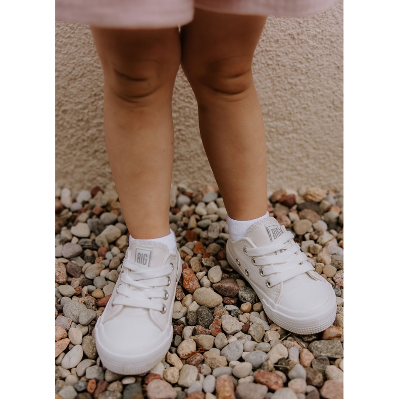 Pantofi pentru copii din piele ecologică Big Star JJ374310 Alb 1 Pantofi pentru copii din piele ecologică Big Star JJ374310 Alb 1