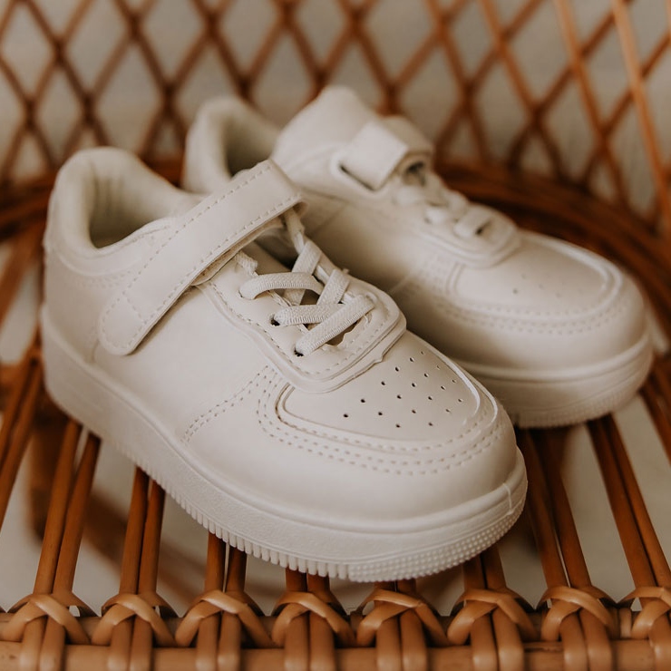 FR1 Pantofi sport pentru copii cu Velcro Beige Elike bej 1