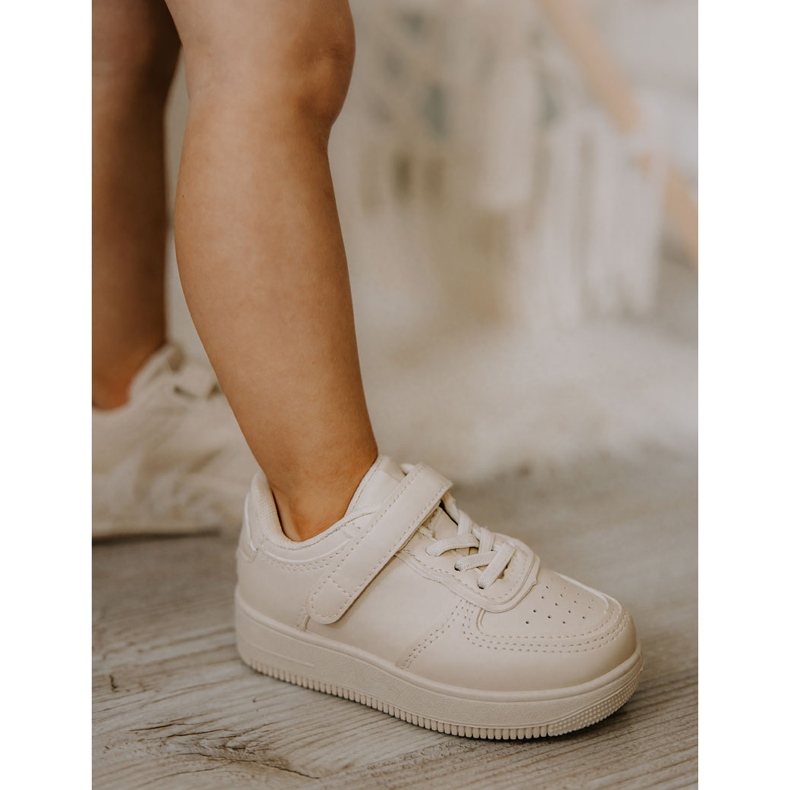 FR1 Pantofi sport pentru copii cu Velcro Beige Elike bej 2