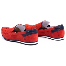 KOMODO Încălțăminte pentru bărbați mocasini 876 roșu de vară roşu 4