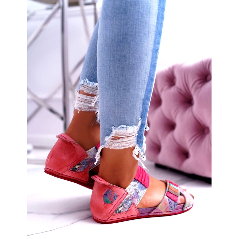 Sandale pentru femei Maciejka Roz 03375 Piele multicolor 2 Sandale pentru femei Maciejka Roz 03375 Piele multicolor 2
