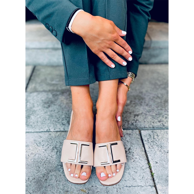 Sandale dama Azalea Nude bej 1