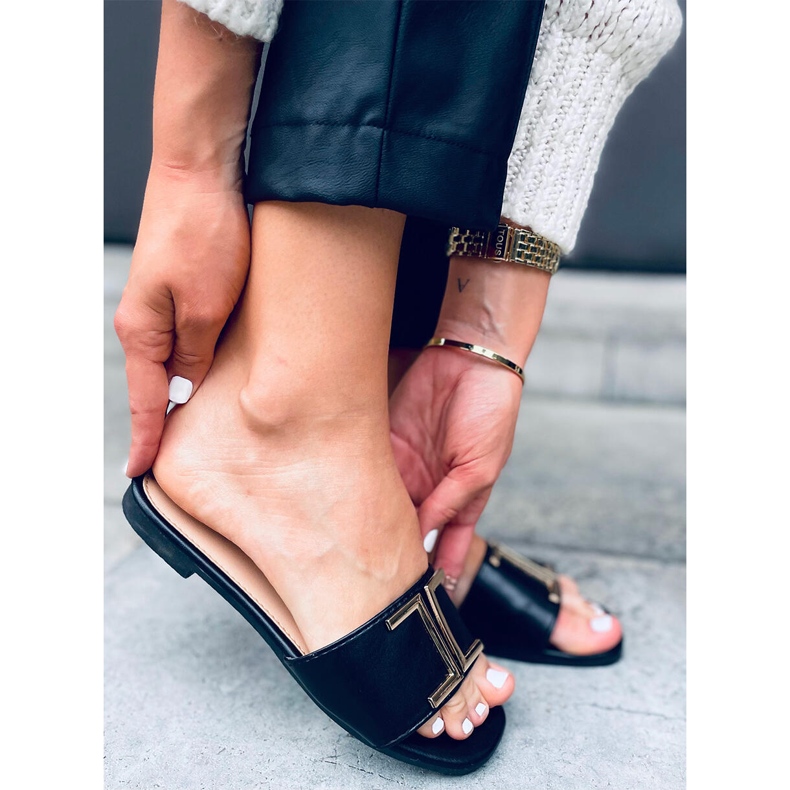 BM Sandale dama Azalea Black negru 2