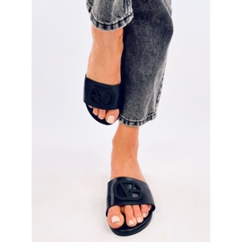 Papuci dama Scilla Black negru 1