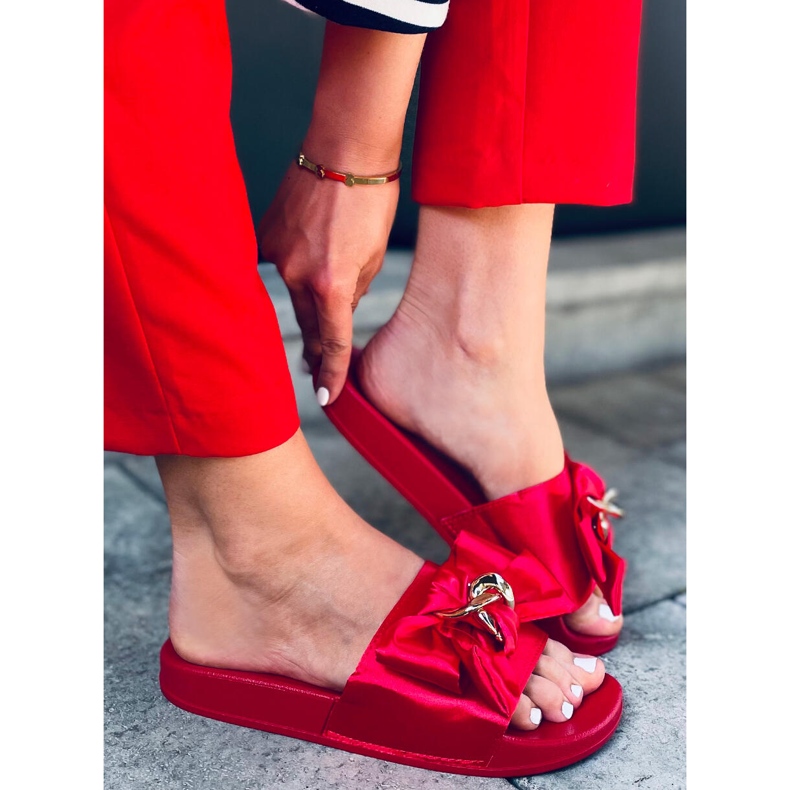 Papuci de dama Camelia Red roșu 1