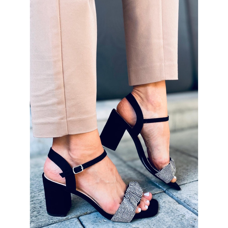 Sandale pe tocuri înalte Dash Black negru 2