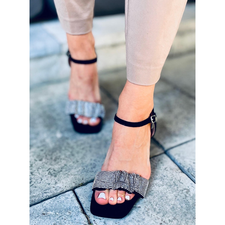 Sandale pe tocuri înalte Dash Black negru 1