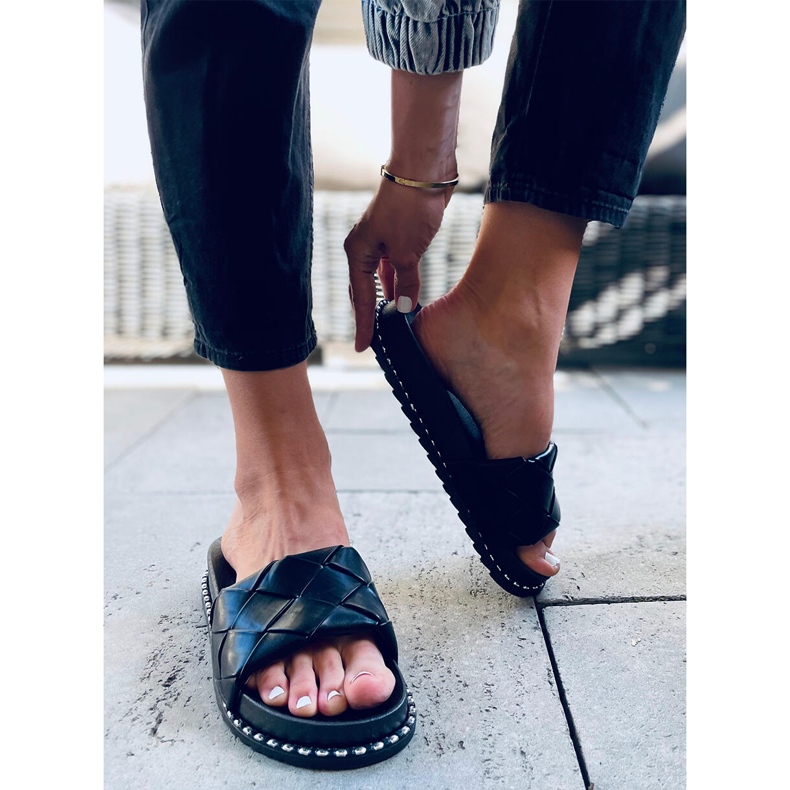 Papuci de damă Sunny Black negru 1