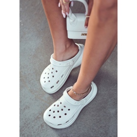 FS1 Papuci de damă Crooks' Foam White Coline alb 1 FS1 Papuci de damă Crooks' Foam White Coline alb 1