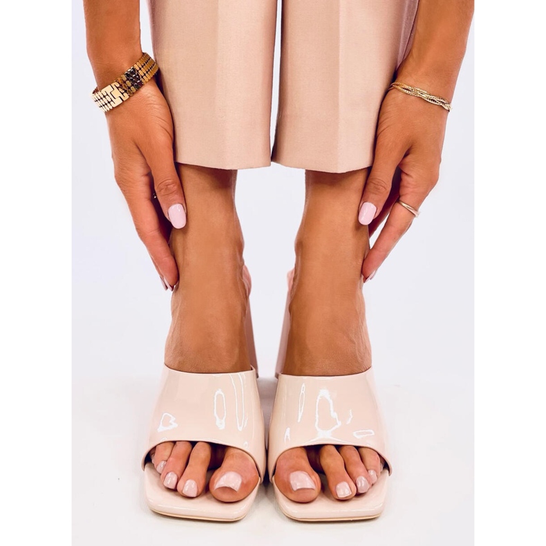 Sandale cu toc înalt Meryl Nude bej 1