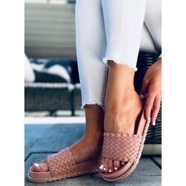 Papuci de dama Edna Pink roz 1