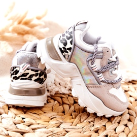 FR1 Încălțăminte sport pentru copii Adidași Alb Rommie multicolor 4