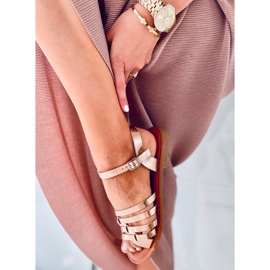 Sandale dama Spokey Champagne de aur 1