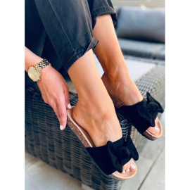 Tobogane din plută neagră Kiara negru 2