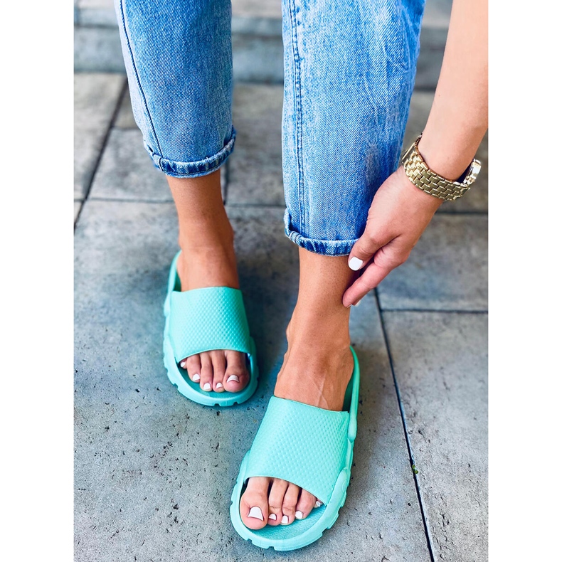 Papuci dama Wind Green verde 1