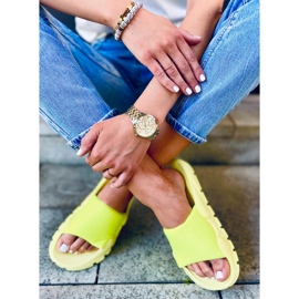 Papuci dama Wind Yellow galben 1