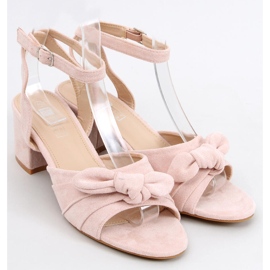 Sandale Giselle Pink cu toc înalt roz 2 Sandale Giselle Pink cu toc înalt roz 2