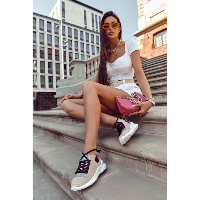 Pantofi sport de damă, pantofi slip-on, bej Klayra 2 Pantofi sport de damă, pantofi slip-on, bej Klayra 2