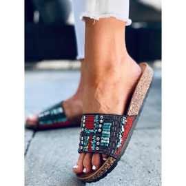 Taida Papuci din plută neagră negru 1