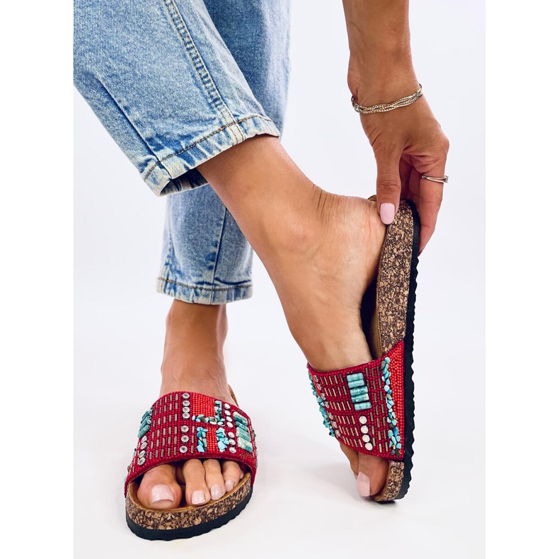 Taida Papuci de plută roșie roșu 2