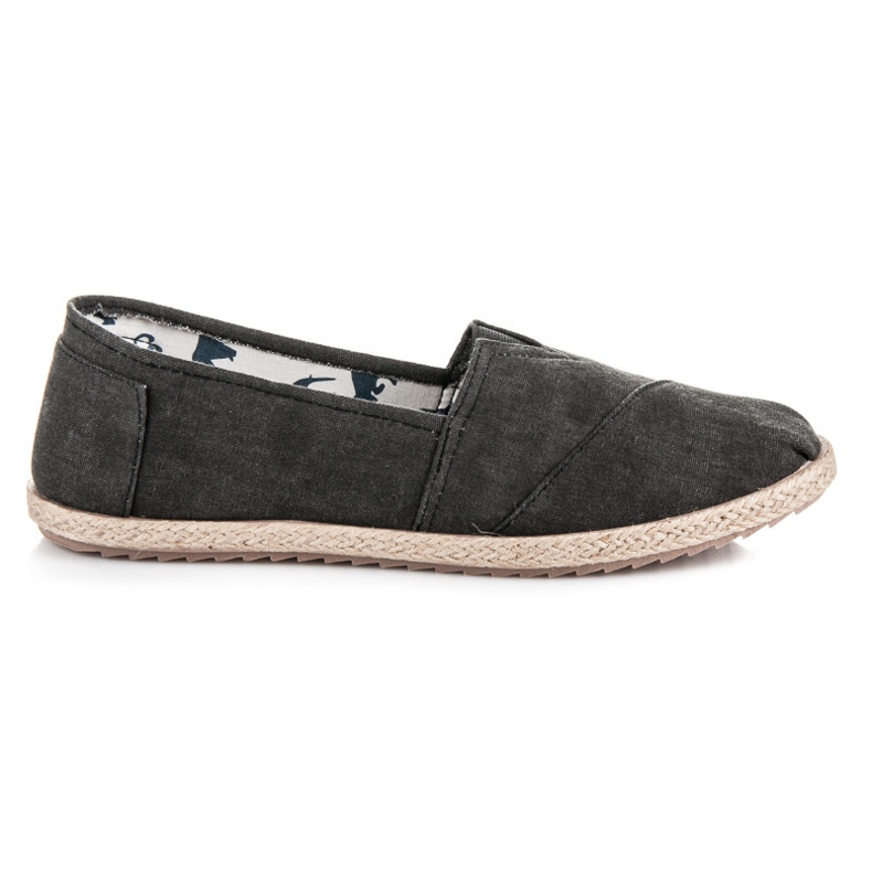 Mckeylor Espadrile cu slip-on negru 2