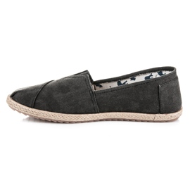 Mckeylor Espadrile cu slip-on negru 3