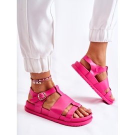 WS1 Sandale Pe Platformă Fuchsia Tessy roz 3