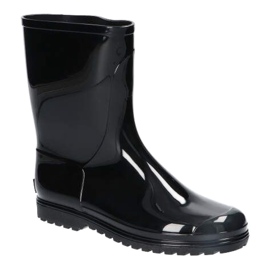 Galoshes pentru femei negru lăcuit American Club KAL17 / 22 2 Galoshes pentru femei negru lăcuit American Club KAL17 / 22 2