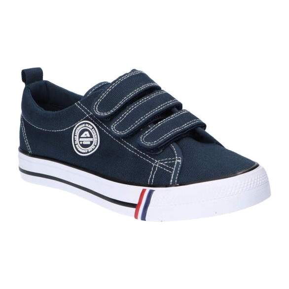 Adidasi American Club LH59 / 22 bleumarin cu velcro albastru 1