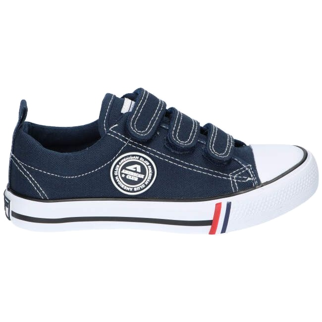 American Club Tenisi americani LH33 cu velcro albastru bleumarin 2 American Club Tenisi americani LH33 cu velcro albastru bleumarin 2