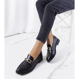 Mocasini Neder de dama de culoare neagra negru 1 Mocasini Neder de dama de culoare neagra negru 1