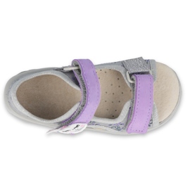 Pantofi pentru copii Befado pu 065P150 violet gri 3