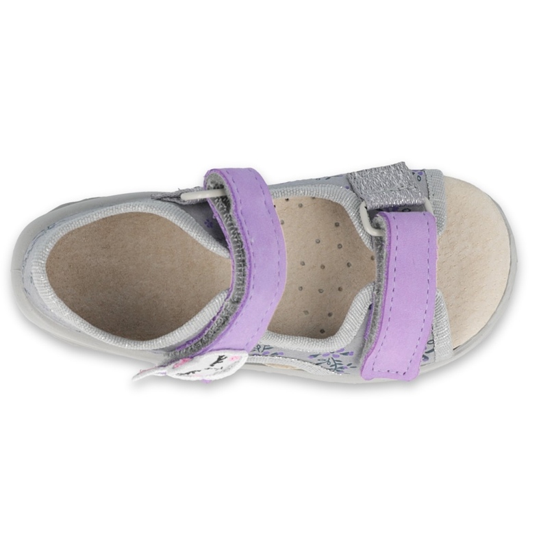 Pantofi pentru copii Befado pu 065P150 violet gri 3