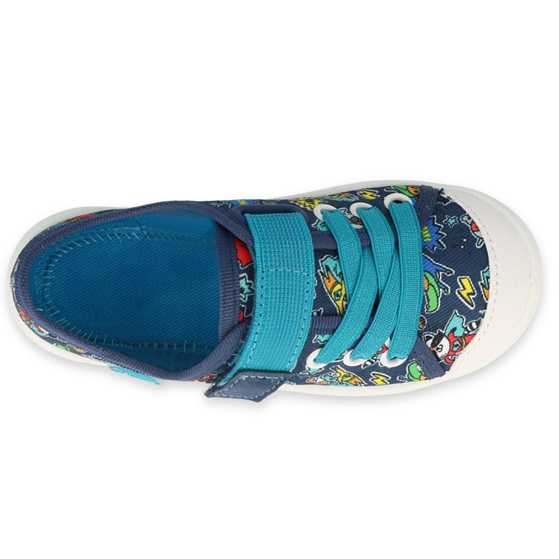 Pantofi copii Befado 251X194 albastru marin albastru multicolor 3