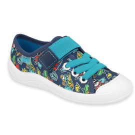 Pantofi copii Befado 251X194 albastru marin albastru multicolor 4