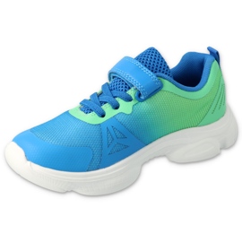 Pantofi pentru tineret colorati Befado 516Q121 albastru galben 1