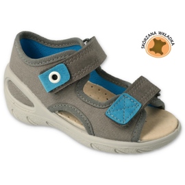 Pantofi copii Befado pu 065P166 albastru gri 4