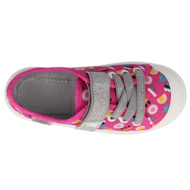 Pantofi copii Befado 251Y181 roz argint multicolor 4