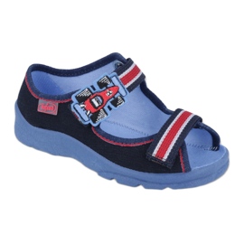 Pantofi pentru copii Befado 969X128 albastru 2