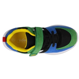Pantofi copii Befado 516Y133 negru albastru verde 3
