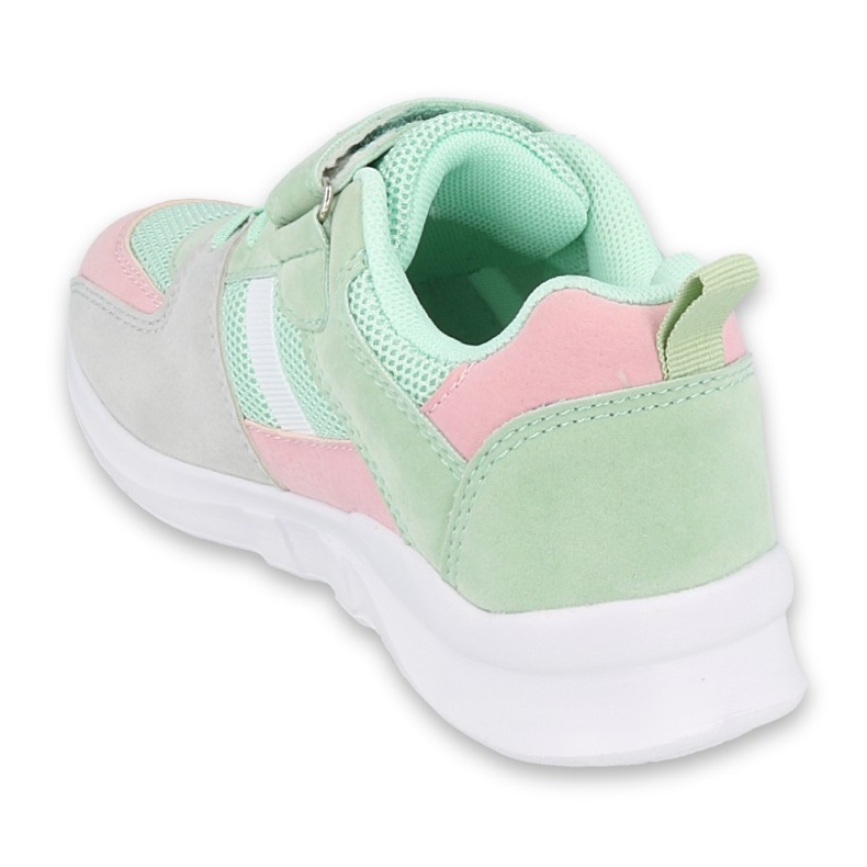 Pantofi pentru tineret Befado 516Q072 roz multicolor verde 2 Pantofi pentru tineret Befado 516Q072 roz multicolor verde 2