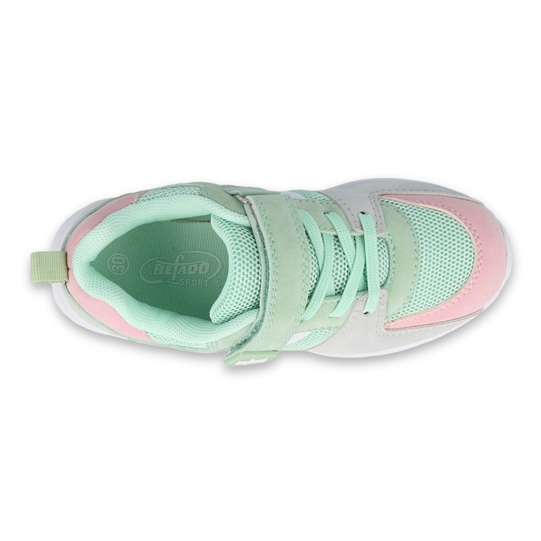 Pantofi pentru tineret Befado 516Q072 roz multicolor verde 3 Pantofi pentru tineret Befado 516Q072 roz multicolor verde 3