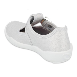 Pantofi pentru copii Befado argintiu alb 115X001 gri 2