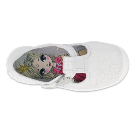 Pantofi pentru copii Befado argintiu alb 115X001 gri 3