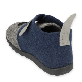 Pantofi copii Befado 526P080 albastru marin gri 1