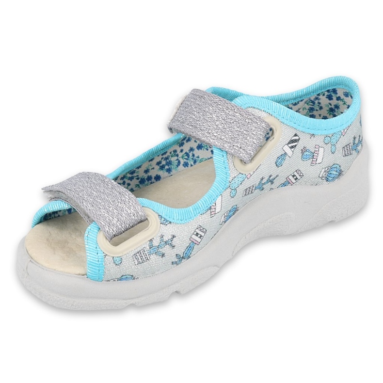 Încălțăminte pentru copii Befado 869X155 albastru argint gri 1
